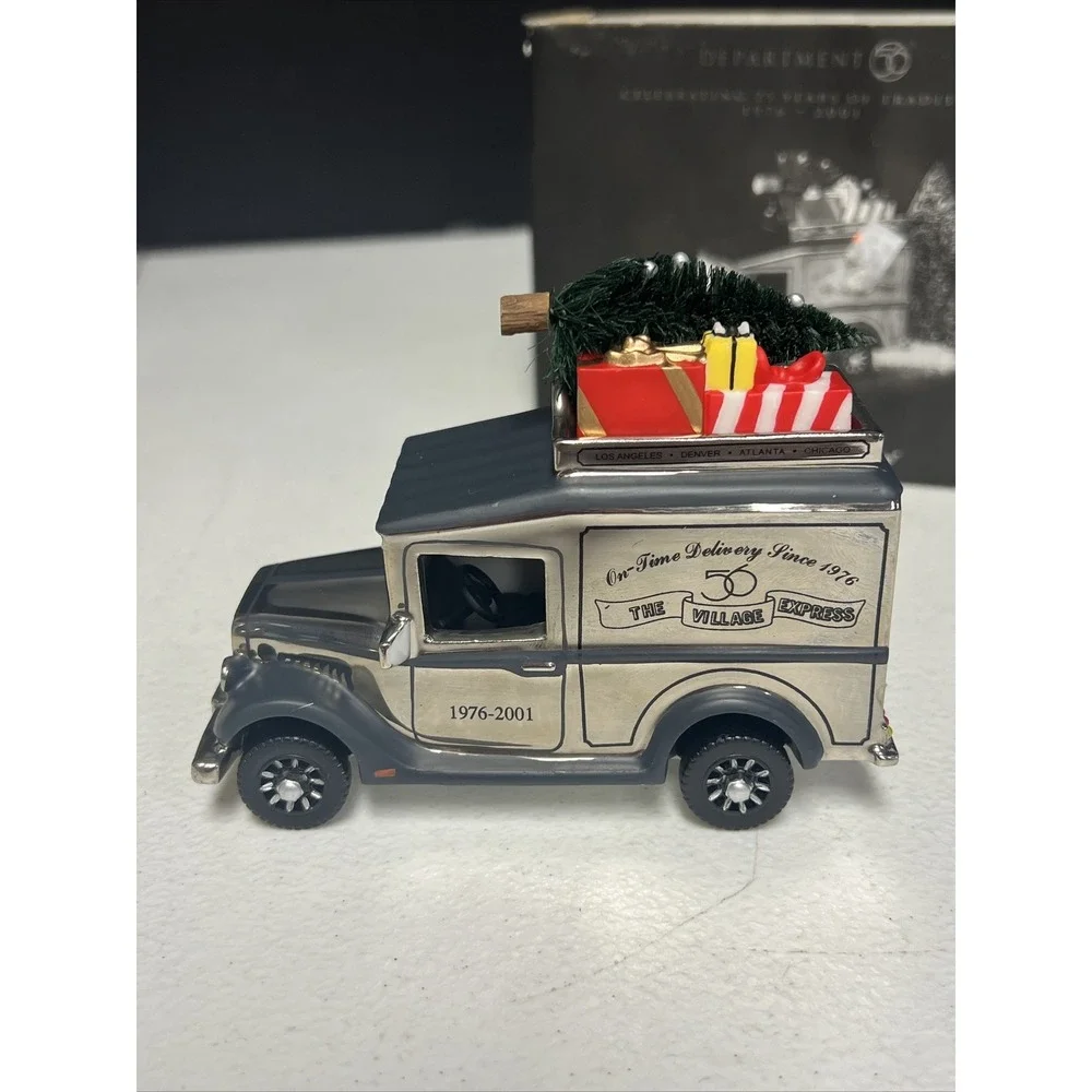Dept 56 Village Express Van 25th Anniversary (Silver) Event Edition #52911
